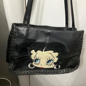 Big Betty Boop Leather a shoulder Bag Purse